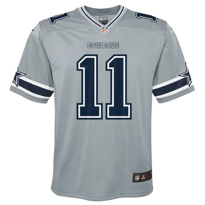 Shop Nike Youth  Micah Parsons Gray Dallas Cowboys Inverted Game Jersey