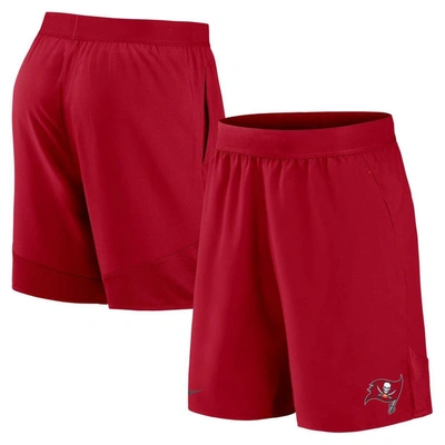 Shop Nike Red Tampa Bay Buccaneers Stretch Woven Shorts