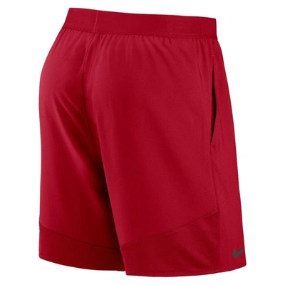 Shop Nike Red Tampa Bay Buccaneers Stretch Woven Shorts