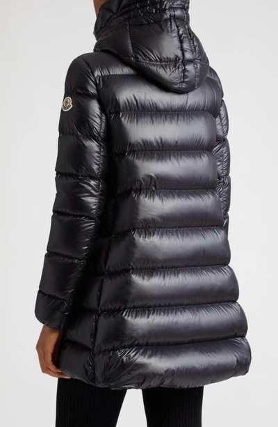 Shop Moncler Suyen Quilted Down Parka In Black