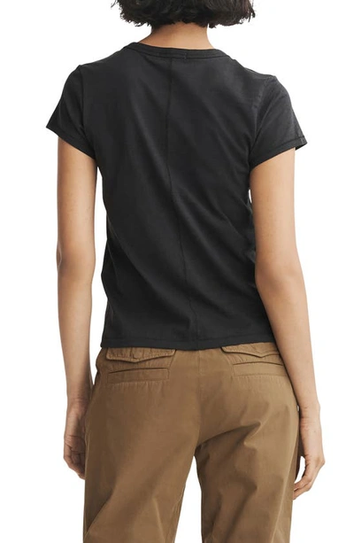 Rag & Bone Rag And Bone Black The Tee T-shirt In Black