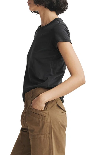 Rag & Bone Rag And Bone Black The Tee T-shirt In Black