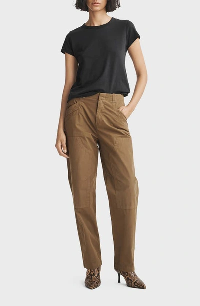 Rag & Bone Rag And Bone Black The Tee T-shirt In Black