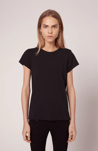 Rag & Bone Rag And Bone Black The Tee T-shirt In Black