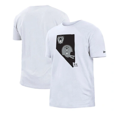 Shop New Era White Las Vegas Raiders Gameday State T-shirt