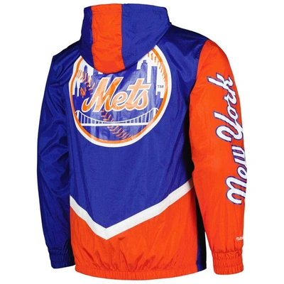 Shop Mitchell & Ness Royal New York Mets Undeniable Full-zip Hoodie Windbreaker Jacket
