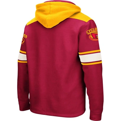 Shop Colosseum Cardinal Iowa State Cyclones 2.0 Lace-up Pullover Hoodie