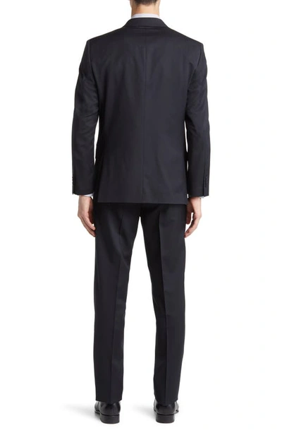Shop Daniel Hechter Norris Solid Wool Suit In Black