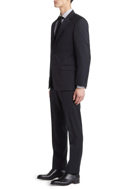 Shop Daniel Hechter Norris Solid Wool Suit In Black