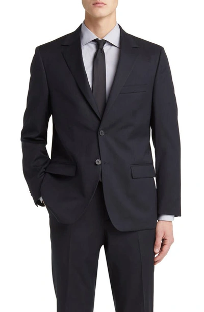 Daniel Hechter Norris Solid Wool Suit In Black
