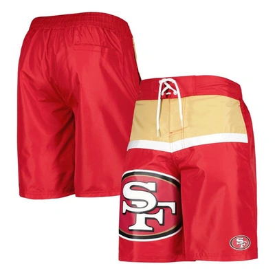 Shop G-iii Sports By Carl Banks Scarlet San Francisco 49ers Sea Wind Swim Trunks