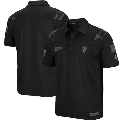 Shop Colosseum Black Nc State Wolfpack Oht Military Appreciation Sierra Polo