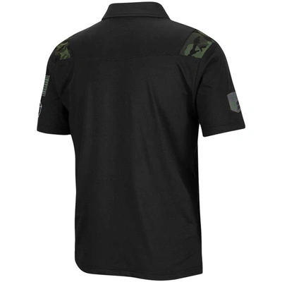 Shop Colosseum Black Nc State Wolfpack Oht Military Appreciation Sierra Polo
