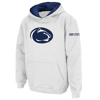 Shop Stadium Athletic Youth  White Penn State Nittany Lions Big Logo Pullover Hoodie