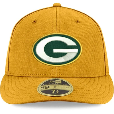 Shop New Era Gold Green Bay Packers Omaha Low Profile 59fifty Fitted Team Hat