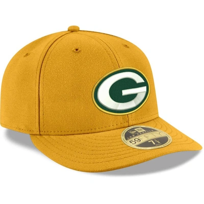 Shop New Era Gold Green Bay Packers Omaha Low Profile 59fifty Fitted Team Hat