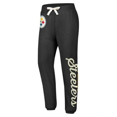 Shop G-iii 4her By Carl Banks Black Pittsburgh Steelers Scrimmage Fleece Pants