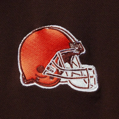 Shop Tommy Hilfiger Brown/orange Cleveland Browns Logan Polo