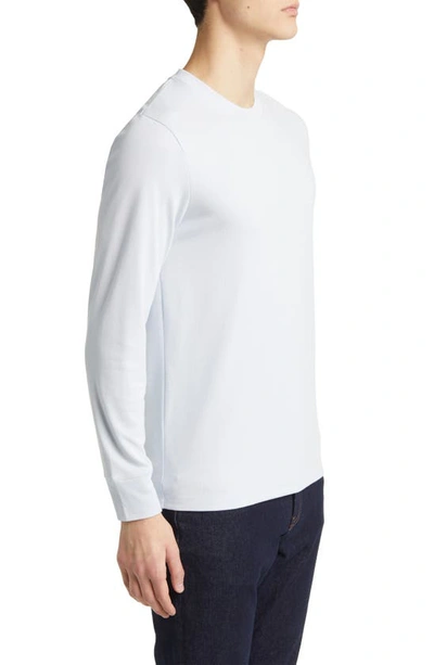 Shop Theory Essential Long Sleeve T-shirt In Ice