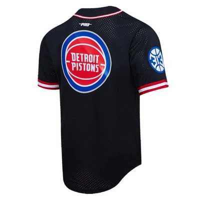 Shop Pro Standard Cade Cunningham Black Detroit Pistons Capsule Player Baseball Button-up Shirt