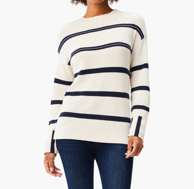 Shop Nic + Zoe Opposites Attract Sweater In Cream Multi In Beige