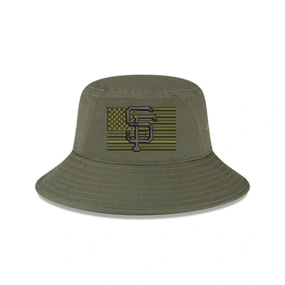 Shop New Era Green San Francisco Giants 2023 Armed Forces Day Bucket Hat