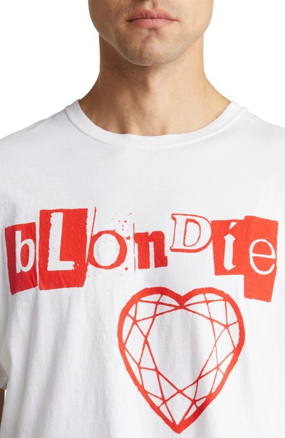 Shop Merch Traffic Blondie Red Heart Cotton Graphic T-shirt In White