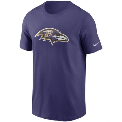 Shop Nike Purple Baltimore Ravens Primary Logo T-shirt