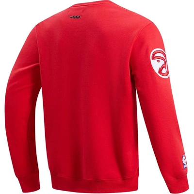 Shop Pro Standard Trae Young Red Atlanta Hawks Avatar Pullover Sweatshirt