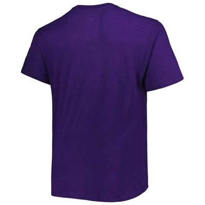 Shop Champion Purple Lsu Tigers Big & Tall Arch Over Wordmark T-shirt