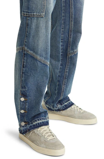Shop Diet Starts Monday Release Hem Nonstretch Cotton Denim Carpenter Jeans In Washed Indigo