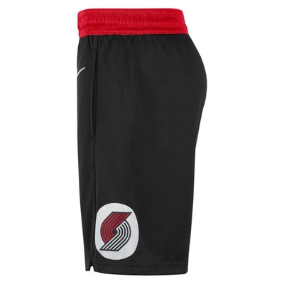Shop Nike Black/red Portland Trail Blazers 2021/22 City Edition Swingman Shorts