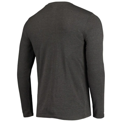 Shop Concepts Sport Navy/heathered Charcoal Byu Cougars Meter Long Sleeve T-shirt & Pants Sleep Set