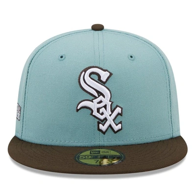 Shop New Era Light Blue/brown Chicago White Sox  2005 World Series Beach Kiss 59fifty Fitted Hat