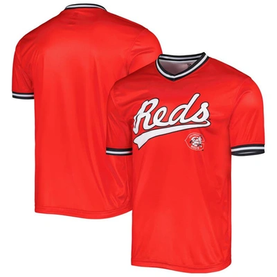 Shop Stitches Red Cincinnati Reds Cooperstown Collection Team Jersey