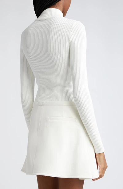 Courrèges Celine Black Wesley Cotton Jeans In Heritage White