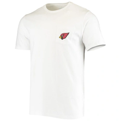Shop Vineyard Vines White Arizona Cardinals Team Whale Helmet T-shirt