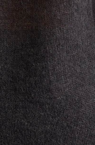 Shop Paloma Wool Sulia Mohair & Alpaca Blend Funnel Neck Sweater In Dark Grey