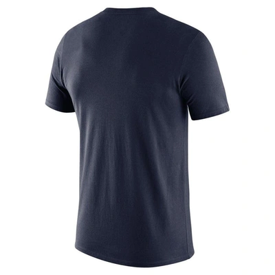 Nike Men's  Navy Brooklyn Nets 2021/22 City Edition Essential Wordmark Collage T-shirt In Navy