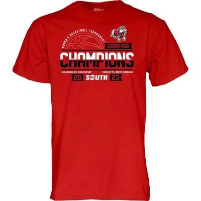 Shop Blue 84 Basketball Conference Tournament Champions T-shirt In Scarlet