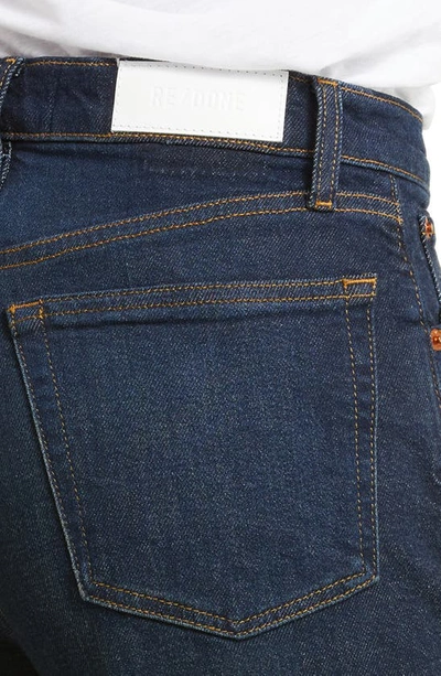 Shop Re/done High Waist Crop Wide Leg Jeans In Barely Worn