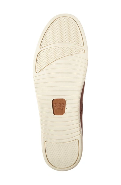 Shop Clae Ellington Sneaker In Chestnut Oiled Leather