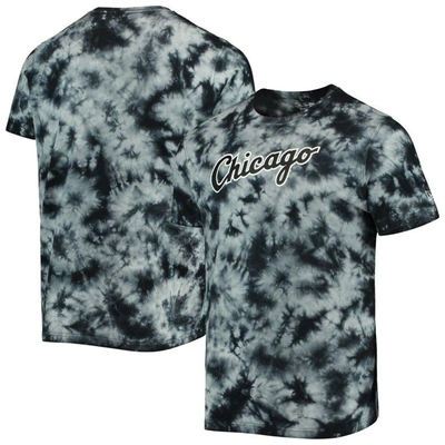Shop New Era Black Chicago White Sox Team Tie-dye T-shirt