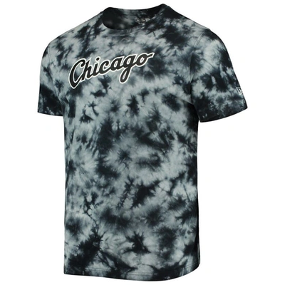 Shop New Era Black Chicago White Sox Team Tie-dye T-shirt