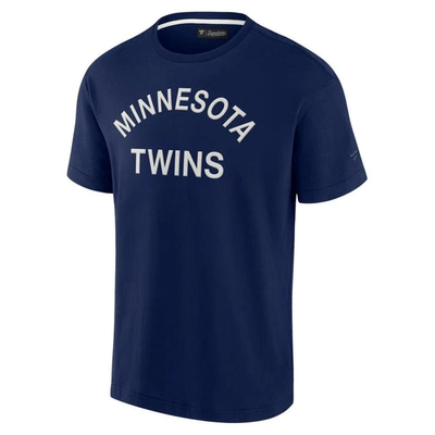 Shop Fanatics Signature Unisex  Navy Minnesota Twins Elements Super Soft Short Sleeve T-shirt