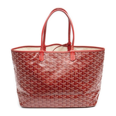 Pre-owned Goyard Saint Louis Pm In Red