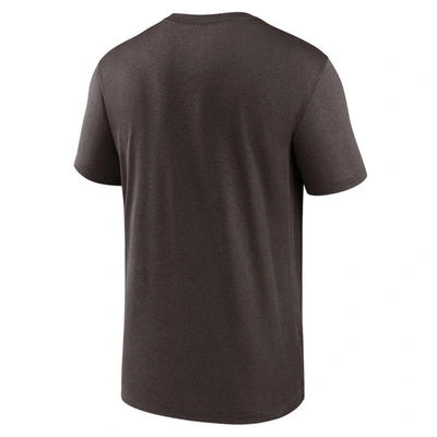 Shop Nike Brown Cleveland Browns Legend Logo Performance T-shirt