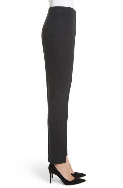 Akris Punto Stretch Jersey Pants In Charcoal