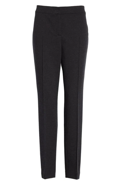 Akris Punto Stretch Jersey Pants In Charcoal