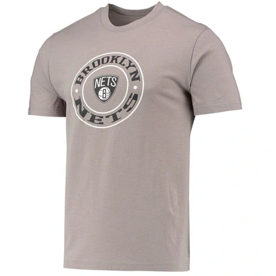 Shop Concepts Sport Black/gray Brooklyn Nets T-shirt & Shorts Sleep Set